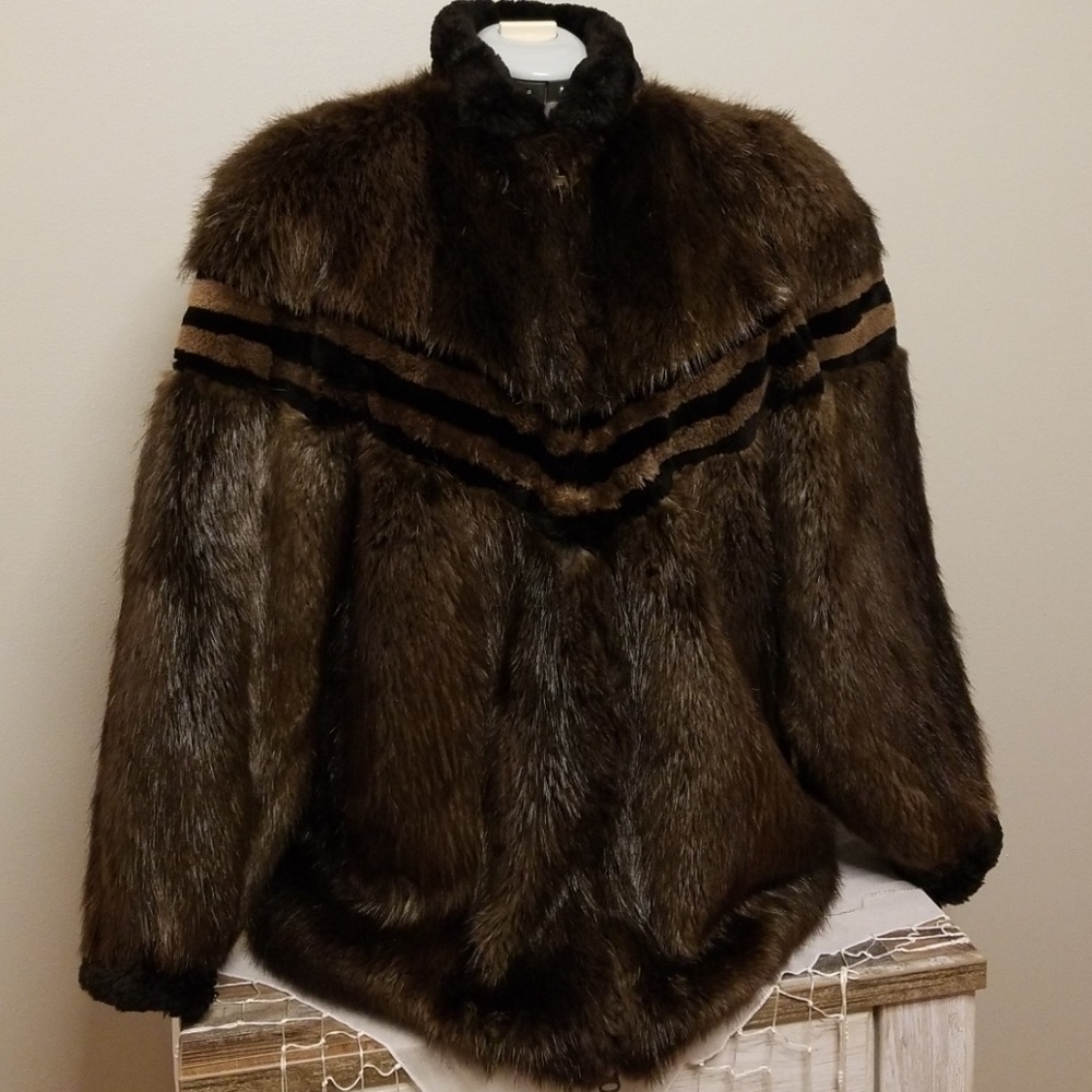 Fur Coat Size L/XL